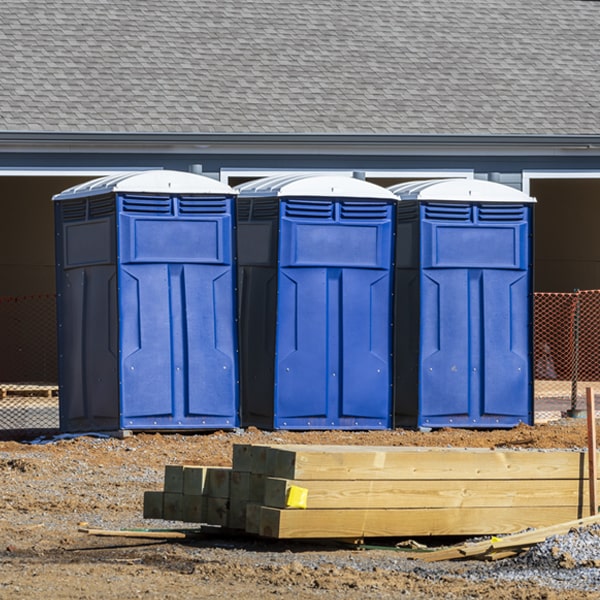 how can i report damages or issues with the portable restrooms during my rental period in Humptulips Washington